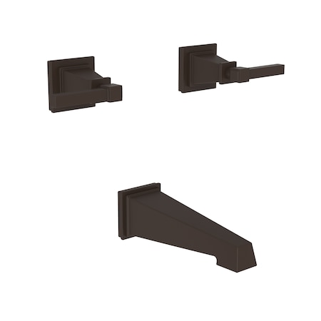 Newport Brass Tub Faucet, Oil Rubbed Bronze, Wall 3-3145-10B
